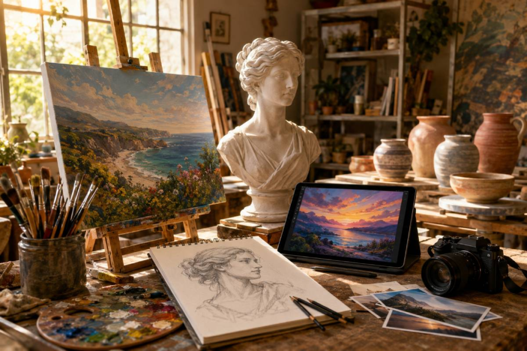 Art and design for beginners exploring creativity